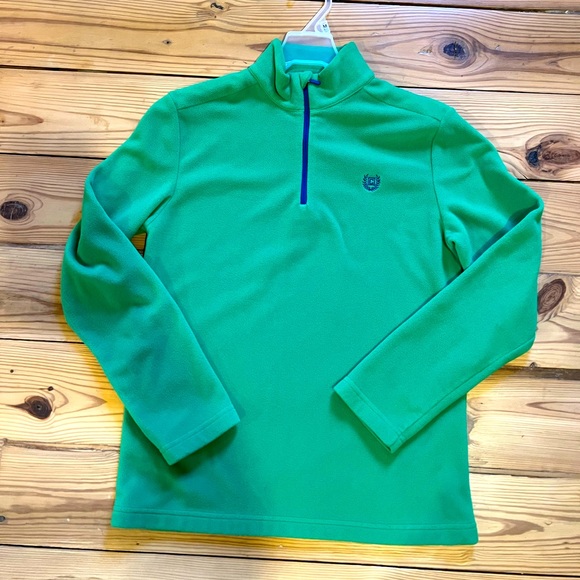 CHAPS Boys L 14-16 Fleece 1/4 Zip - Picture 1 of 1